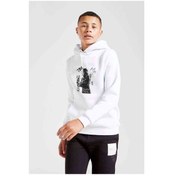 Resim Anime Death Note Baskılı Unisex Çocuk Kapüşonlu Beyaz Sweatshirt (528982889) 