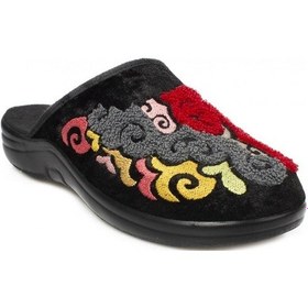 Resim Muya 31904 Kastra Önü Kapali Ev Terliği Siyah Kadın Terlik-Siyah 