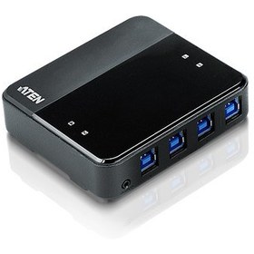 Resim Usb Arayüzüne Sahip Cihazları Paylaştıran Switch, Usb 3.0 , 4 Pc, 4 Usb Cihaz (4-Port Usb 3.0 Peripheral Sharing Device) 