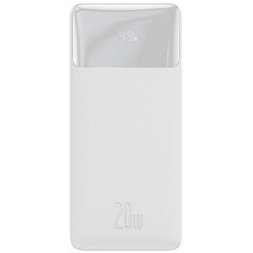 Resim Baseus Bipow 30.000 mAh Digital Display Powerbank 20W-Beyaz 
