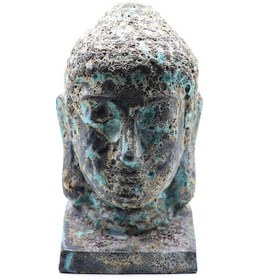 Resim Buddha Heykel Büst Turkuaz Büyük Boy 