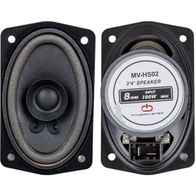 Resim 3x4 7.5X10 cm 8 Ohm Max 100 Watt Oval Oto Hoparlör GO506089MT-19404 