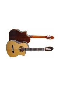 Resim Valencia Cg50Ce Klasik Gitar. Scale 4/4. Parlak Natürel. Cutaway 