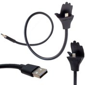 Resim Powermaster 1668 Lightning-USB Girişli Akrobatik Telefon Tutucu 
