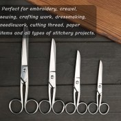 Resim Paslanmaz Çelik Simetrik Makaslar, Kuaförlük Makasları, Ev Makasları, Çoklu Modeller Mevcut, 12.7 cm, 15.24 cm, 17.78 cm, 20.32 cm Makaslar 