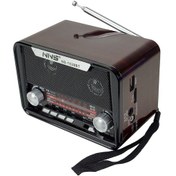 Resim Nostalji Radyo Nns Ns-1538Bt Bluetooth Usb Aux Şarjlı Fm Radyo 