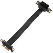 Resim Xindoker Pcıe 3.0 X1 8gbps Hızlı Transfer Riser Kablosu - Grafik Kartı, Ses Kartı, Kablosuz Ağ Kartı İçin 30cm Esnek Genişletici 