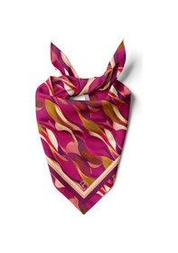 Resim Bordo Rüzgarı Desen Bandana/fular Çok Renkli 