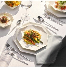 Resim Karaca Visal 316+ Çelik 84 Parça 12 Kişilik Premium Çatal Kaşık Bıçak Seti 