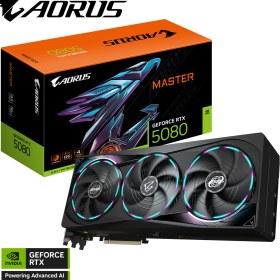 Resim Gıgabyte Aorus Geforce Rtx™ 5080 Master 16G Ekran Kartı, 16 Gb, Gddr7, 256 Bit, HDMI 