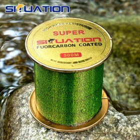 Resim SIIUATION Ağır Hizmet Tipi 500m/546yd Benekli Yeşil Naylon Balık Misinası - Ultra Güçlü, Dayanıklı, İnce Ucu ve Düşük Şeffaflığıyla Tuzlu Su/Tatlısu için Kamuflaj Renk (Yeşil/Siyah), Büyük Boyutta Keskin Dişler ile Levrek, Çipura, Som balığı İçin Mukemmel Performans Sunar. Her mevsim kullanımı ile dış avcılık ürünüdür. Şimşek hızlandırıcısın yerini alabilir 