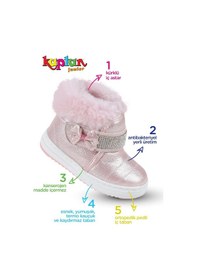 Resim Kaptan Junior Kız Çocuk Botu Içi Kürklü Kaymaz Taban 