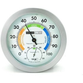 Resim Tfa Renkli Analog Termometre Nem Ölçer 