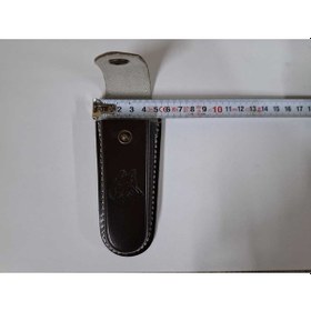 Resim Fbt Çakı Kılıfı Yarma Dana Derisi Kemer Askili Kahverengi 