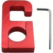 Resim Cloudstore Kırmızı Motorsiklet Elektrikli Bisiklet Kancası, Gözeneksiz Başlık Askısı Aksesuarı 