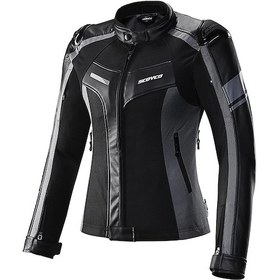 Resim Scoyco Jk 152W Dört Mevsim Deri Motosiklet Montu Gri - Siyah 