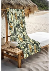 Resim Dijital Baskı Plaj Deniz Havlusu Dolar Desenli Peştamal Hvl0009 Renkli 