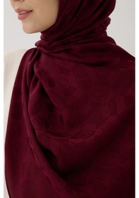 Resim Valentino Orlandi Logo Serisi Monogram Şal - 06244 Kırmızı 