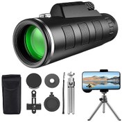 Resim Monoküler Teleskop 40 X 60 Hd Fmc Bak4 - Tutucu Ve Tripod İle 
