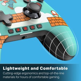 Resim Advantage Wired Controller For Nintendo Switch 2 - Mario Time, Officially Licensed, Hall Effects, Mappable Buttons, Pro Controller, C Button, On-Board Audio Controls 