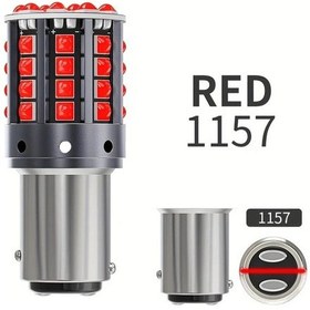 Resim Dashanshop Kırmızı 1157 Led Canbus Otomobil Ampulü 2x Bay15d P21/5w Ba15s Bau15s T20 