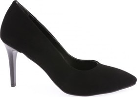 Resim DGN Kadın Sivri Burun Stiletto 11P Topuklu Ayakkabı Siyah Velvet 221212674 