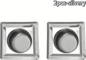 Resim Besthome1 2 Adet Paslanmaz Çelik Lavabo Filtresi Banyo Duş Tıkanıklık Önleyici Ve Mutfak Atık Filtresi 