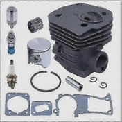 Resim Husqvarna 340-353 Motorlu Testere Motoru Bakım Seti: 44 Mm Silindir Kapağı, Piston, Hava Filtresi Ve Conta Seti Birinci Sınıf Kalite 