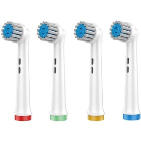 Resim Sensetive - Ekstra Yumuşak Oral-b Uyumlu Diş Fırçası Başlığı - 4 Adet Yedek Başlık 