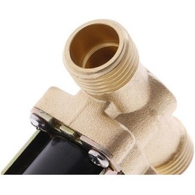 Resim Pazly Dc 12v 24v Ac220v G1/2 Güneş Enerjili Su Isıtıcısı İçin Pirinç Solenoid Valf Dc24v Dc24v 