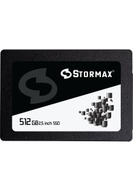 Resim Stormax 512GB SSD 2 5" Sataııı 550-530MB/S Black SER-SMX-SSD30BLCK/512G 