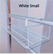 Resim Lumaworld Beyaz Küçük Katlanır Metal Ayakkabı Rafı - Dayanıklı Elektriksiz Dolap Yatak Odası Depolama Beyaz 