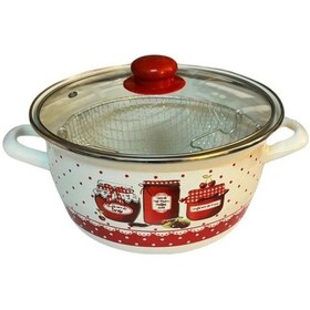 Resim Torino Reçel Serisi Emaye Kızartma Tenceresi 22 Cm Renkli 