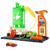 Resim Hot Wheels Elektrikli Araç Şarj İstasyonu Oyun Seti HTN79 