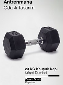 Resim Proforce Çelik Ağırlık Metal Tutma Yerlerine Sahip Tekli Dambıl - 20 KG Tekli 