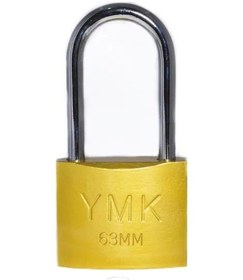 Resim Ymk Eko Sarı Boyalı Uzun Kancalı Asma Kilit 50mm 