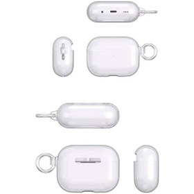 Resim Movenchy Apple Uyumlu Airpods Pro 2 2.nesil Shell Kılıf - Siyah 