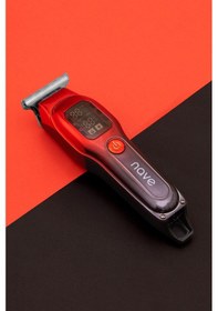 Resim Nave Bq-02 T Bıçaklı Şarjlı Tıraş Makinesi Led Ekranlı, Profesyonel Sakal & Saç Kesim 1 - 2 Saat 