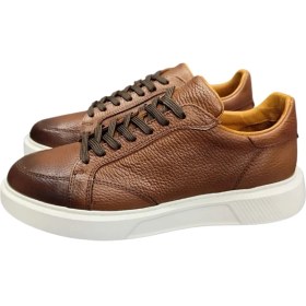 Resim King Shoes Güvener Deri Casual Erkek Ayakkabı 