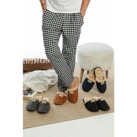 Resim Enola Ucc Siyah Ucc Erkek Ev Terliği 