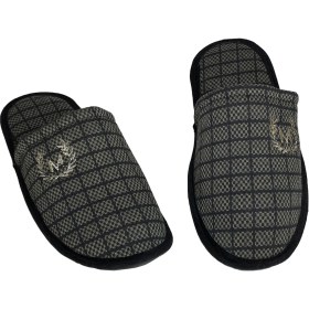 Resim Okanmed 02125 Erkek Kışlık Ev Içi Terliği Ekoselli Kışlık Ev Terliği 