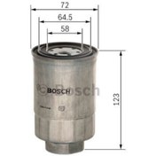 Resim Toyota Corolla Uyumlu E12 Mazot Filtresi 1.4 Dizel D4D 2002-2007 Bosch 
