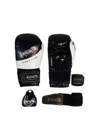 Resim Dragondo 33044-p Jr Çocuk Boks Eldiveni Seti Eldiven+bandaj+dişlik Siyah 