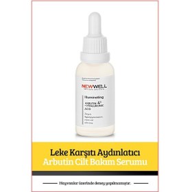 Resim New Well Arbutin Leke Karşıtı Aydınlatıcı Cilt Bakım Serumu 30 ML 