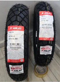 Resim Anlaşh/ırc Anlas Irc Set 90/90-12 Ve 3.50-10 Mb79 Scooter Lastiği Ön Arka Takım 