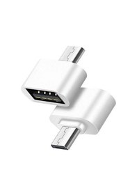 Resim Wozlo Micro USB to USB OTG Çevirici Dönüştürcü Beyaz 