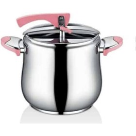 Resim Inter Çelik Düdüklü Tencere 8 L Pembe 