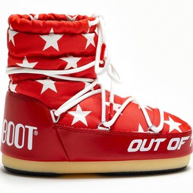 Resim Kadın Kar Botu 14601700-002 Moon Boot Lıght Low Stars Red\u002FWhite 