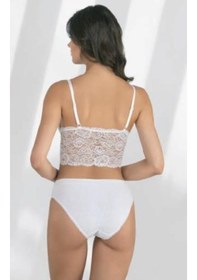 Resim Fabony Bayan Dantelli Bralet Sütyen 1120 Beyaz 