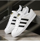 Resim Adidas Superstar Spor Ayakkabı Erkek Beyaz 